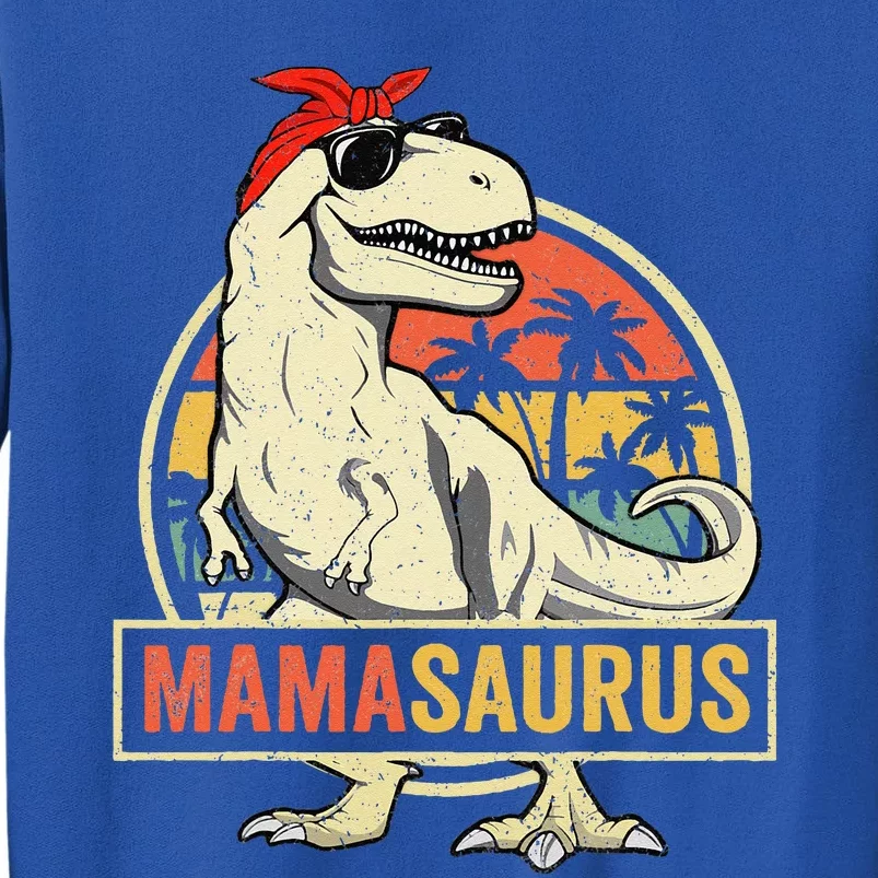 Mamasaurus T Rex Dinosaur Mama Saurus Family Matching Sweatshirt