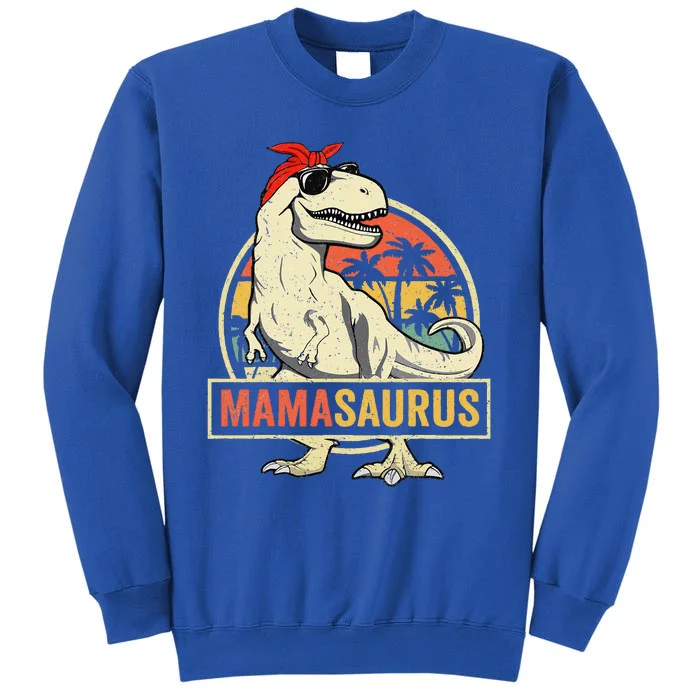 Mamasaurus T Rex Dinosaur Mama Saurus Family Matching Sweatshirt