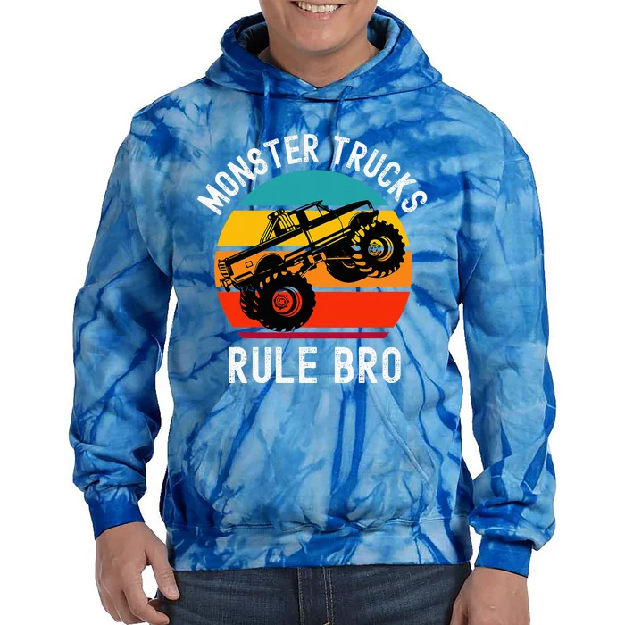 Monster Trucks Rock Tie Dye Hoodie