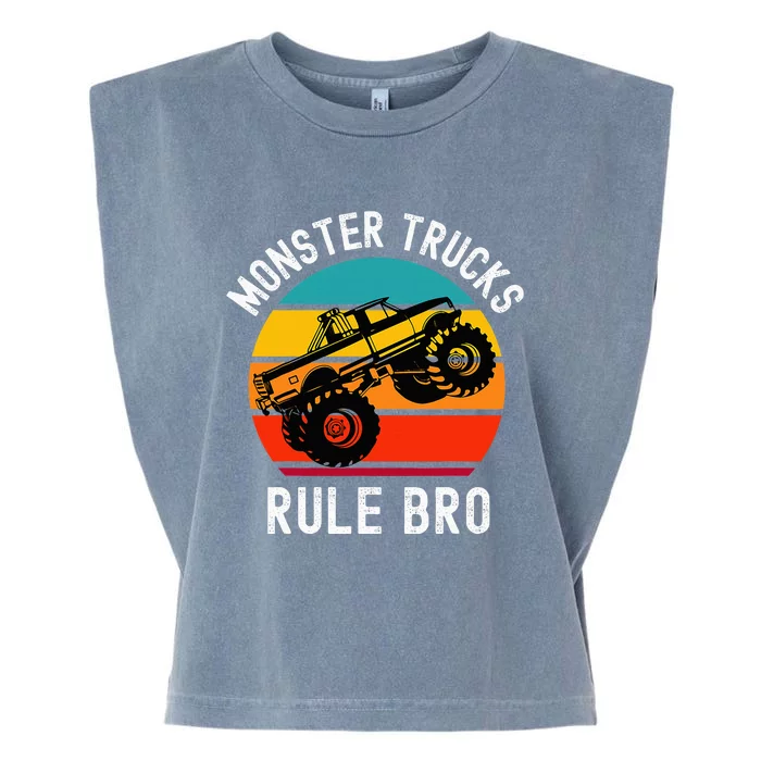 Monster Trucks Rock Garment-Dyed Women's Muscle Tee