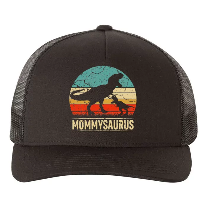 Mommysaurus T Rex Dinosaur Mommy Saurus Family Matching Yupoong Adult 5-Panel Trucker Hat