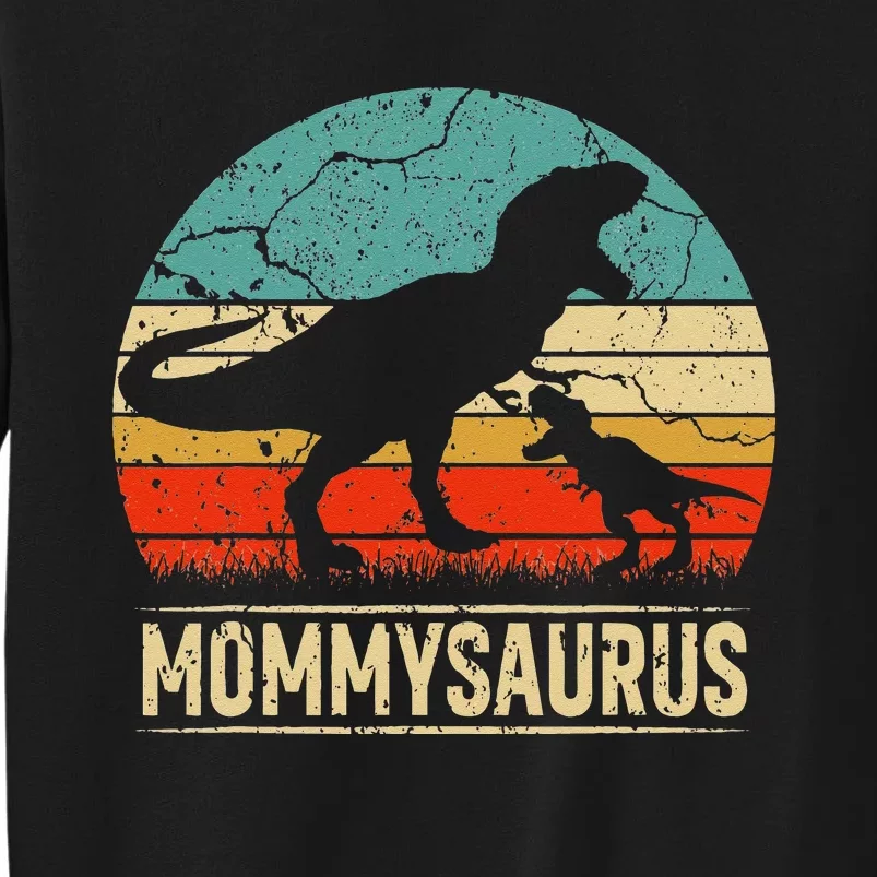 Mommysaurus T Rex Dinosaur Mommy Saurus Family Matching Tall Sweatshirt