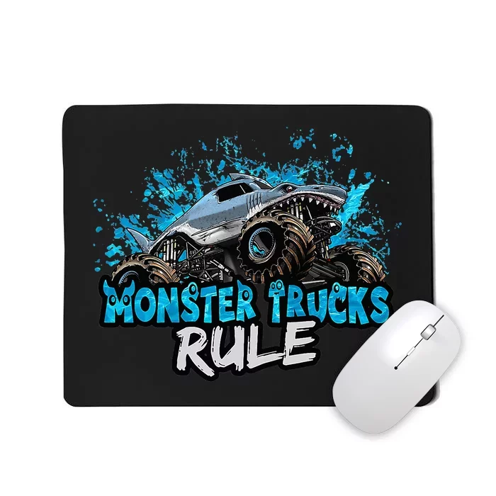 Monster Trucks Rule funny farmer lover Mousepad