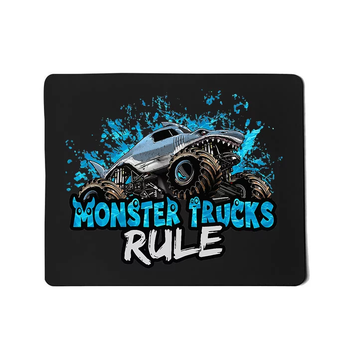 Monster Trucks Rule funny farmer lover Mousepad