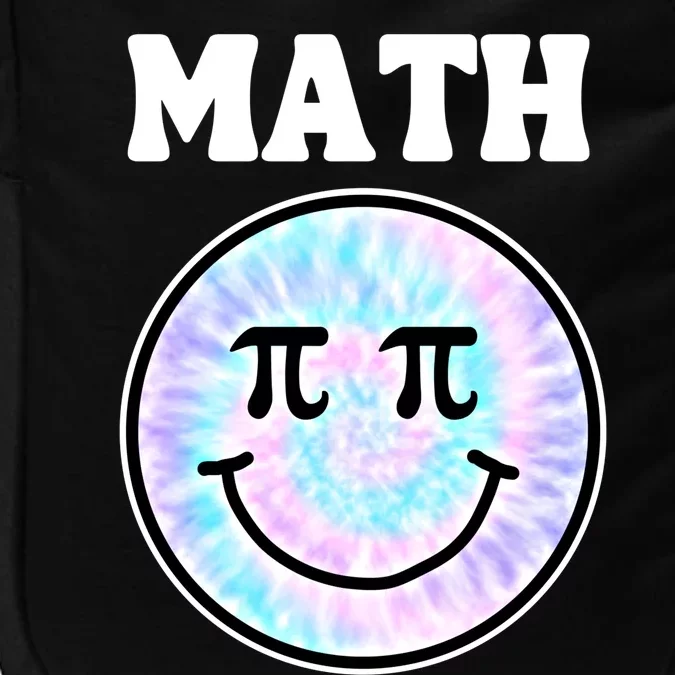 Math Teacher Retro Smile Face Gift Impact Tech Backpack