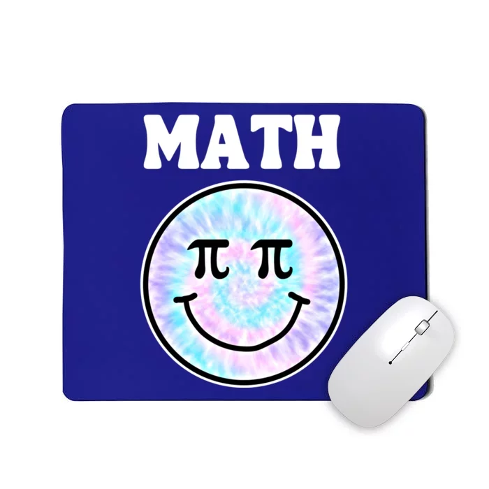 Math Teacher Retro Smile Face Gift Mousepad