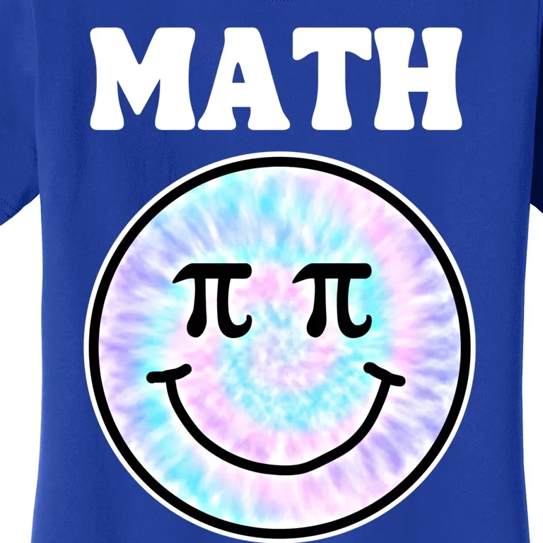 Math Teacher Retro Smile Face Gift Women's T-Shirt