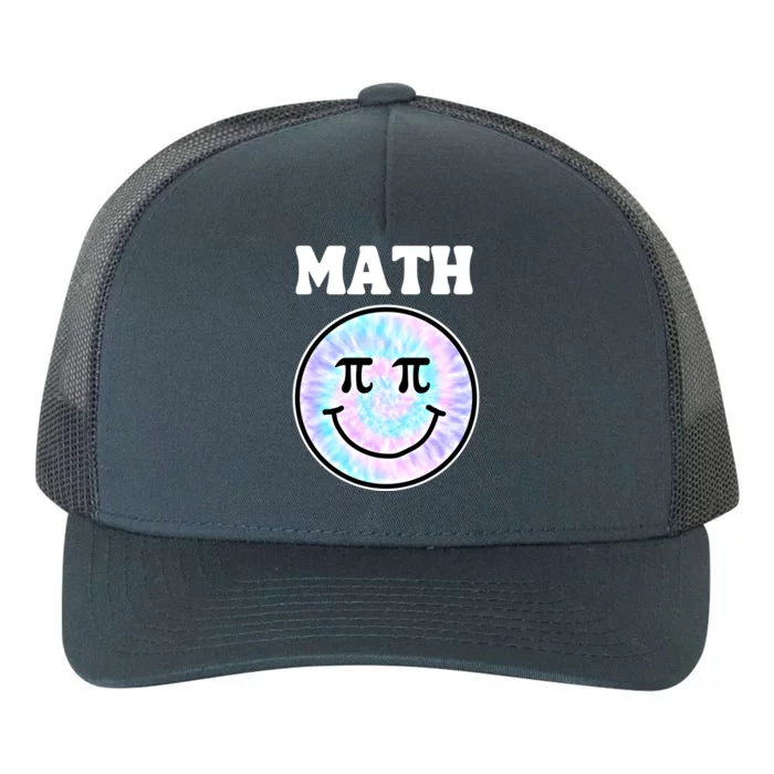 Math Teacher Retro Smile Face Gift Yupoong Adult 5-Panel Trucker Hat