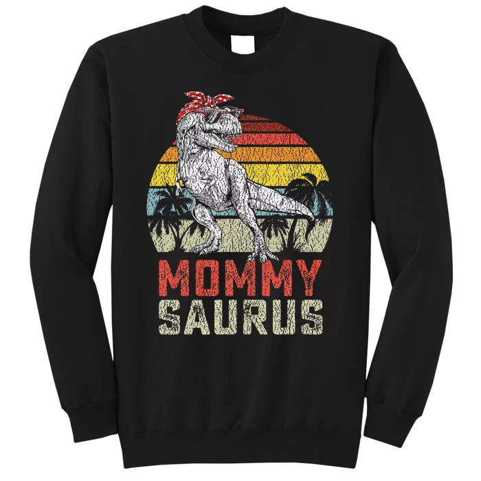 Mommysaurus T Rex Dinosaur Mommy Saurus Family Matching Tall Sweatshirt