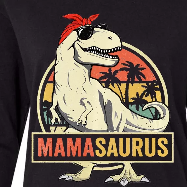 Mamasaurus T rex dinosaur Funny Mother's Day Gifts Mom Mommy Womens Cotton Relaxed Long Sleeve T-Shirt