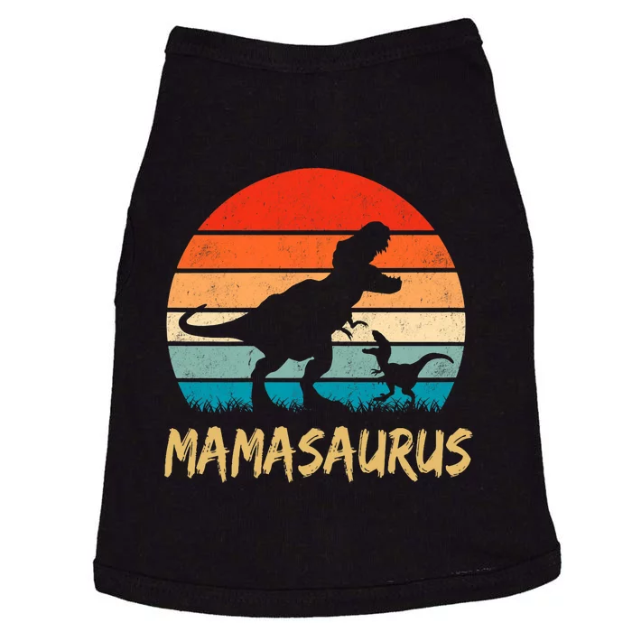 Mamasaurus T Rex Dinosaur Mama Saurus Family Matching Doggie Tank