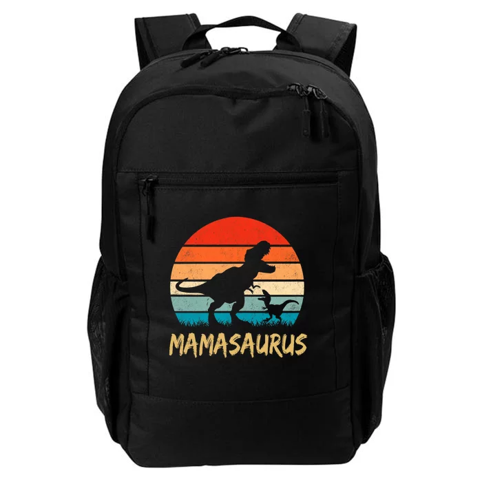 Mamasaurus T Rex Dinosaur Mama Saurus Family Matching Daily Commute Backpack