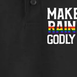 Make The Rainbow Godly Again Dry Zone Grid Performance Polo