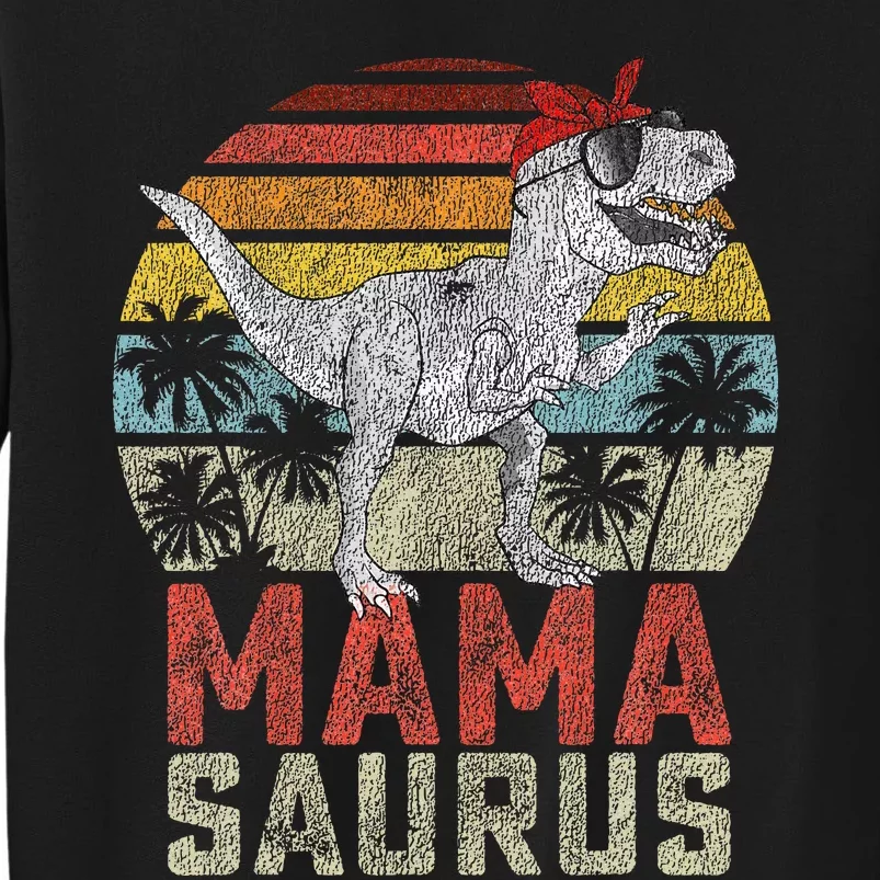 Mamasaurus T Rex Dinosaur Mama Saurus Family Matching Sweatshirt