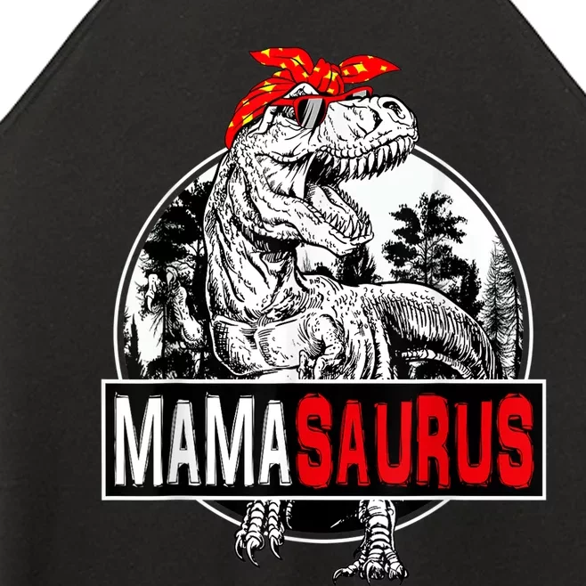 Mamasaurus T rex Dinosaur Mama Saurus Family Matching Women’s Perfect Tri Rocker Tank