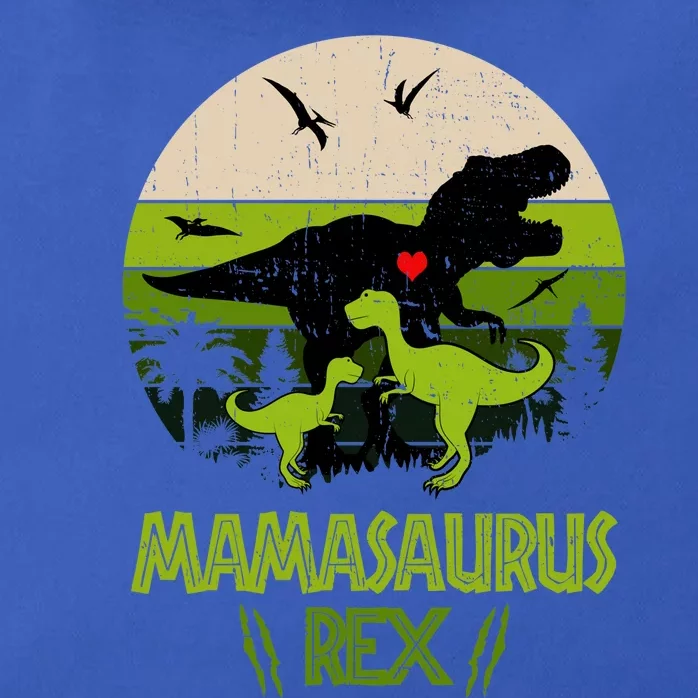 Mamasaurus T Rex Dinosaur Zip Tote Bag