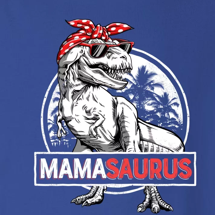 Mamasaurus T Rex Dinosaur Funny Mama Saurus Mother's Family Cool Gift Toddler Long Sleeve Shirt