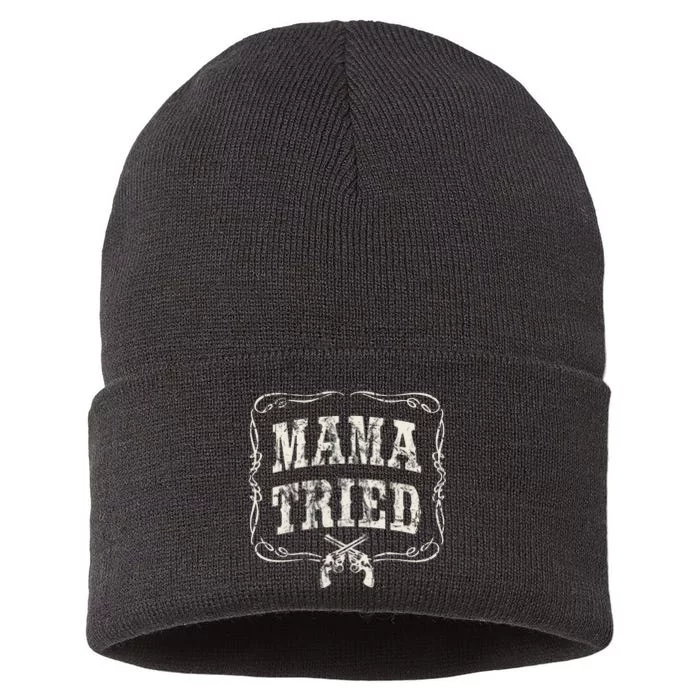 Mama Tried Renegade Outlaw Country Sustainable Knit Beanie