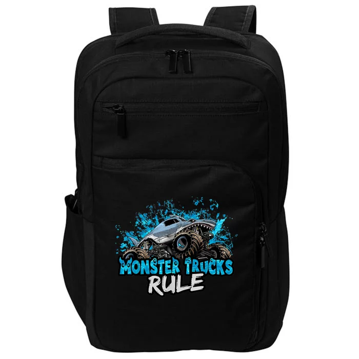 Monster Trucks Rule Impact Tech Backpack