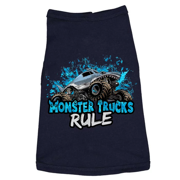 Monster Trucks Rule Doggie Tank