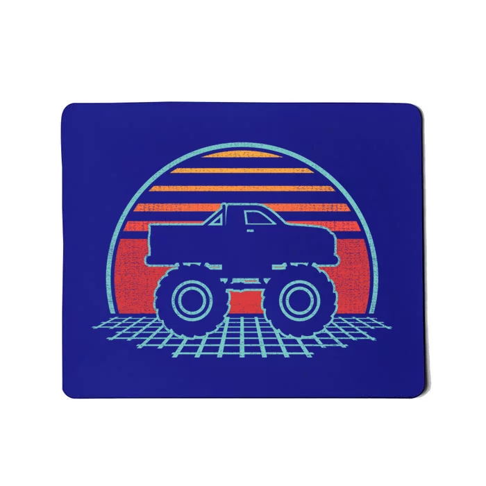 Monster Truck Retro Vintage 80s Style Gift Mousepad