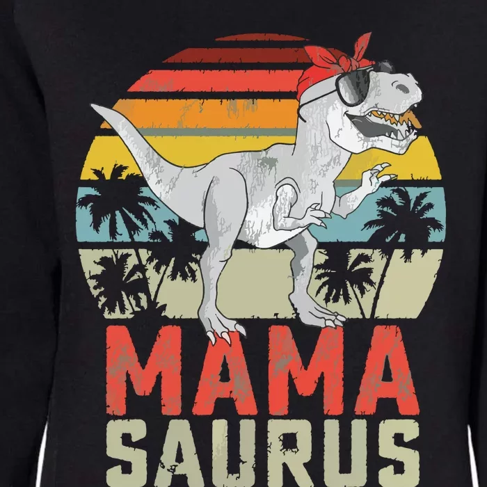 Mamasaurus T Rex Dinosaur Mama Saurus Family Matching Womens California Wash Sweatshirt