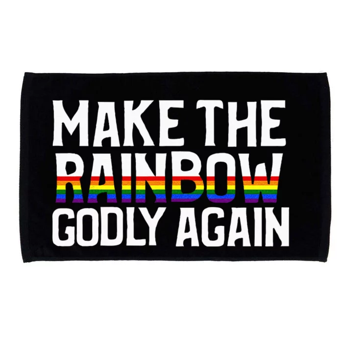 Make The Rainbow Godly Again Microfiber Hand Towel