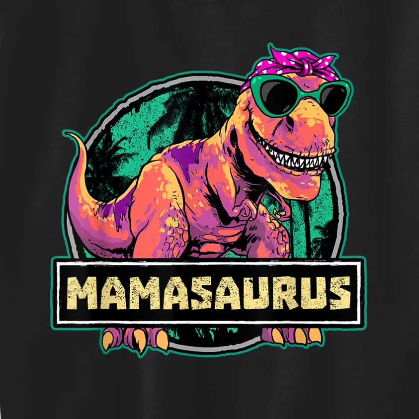 Mamasaurus T Rex Mama Saurus Dinosaur Womens Kids Sweatshirt