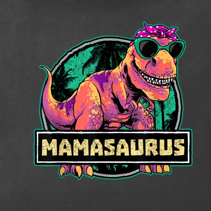 Mamasaurus T Rex Mama Saurus Dinosaur Womens Zip Tote Bag