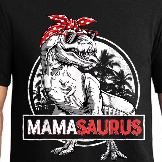 Mamasaurus T Rex Dinosaur Funny Mama Saurus Mother's Family Pajama Set