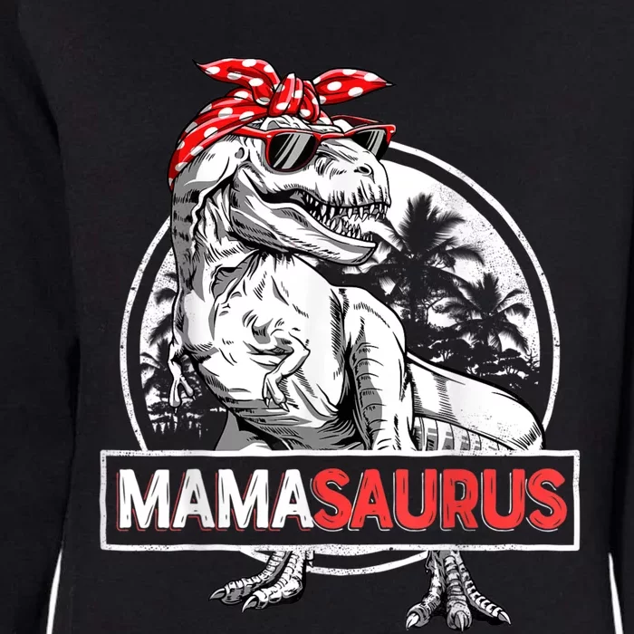 Mamasaurus T Rex Dinosaur Funny Mama Saurus Mother's Family Womens California Wash Sweatshirt