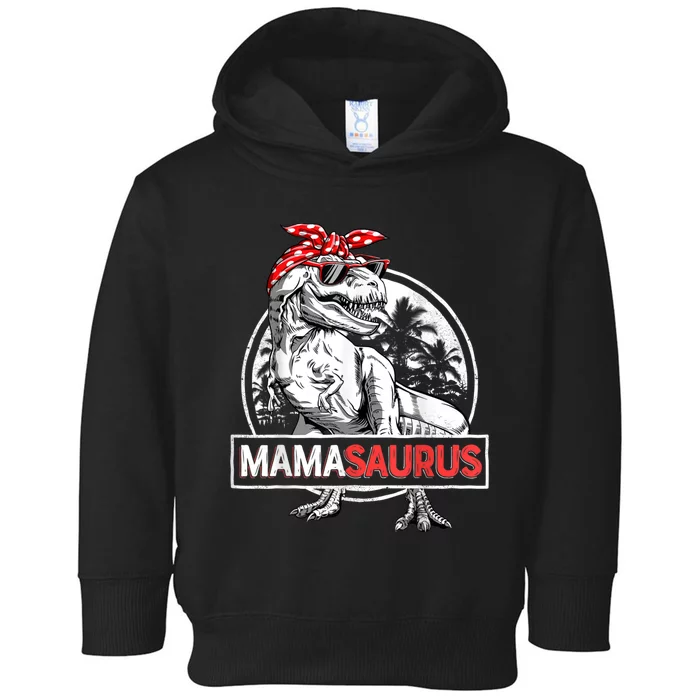 Mamasaurus T Rex Dinosaur Funny Mama Saurus Mother's Family Toddler Hoodie