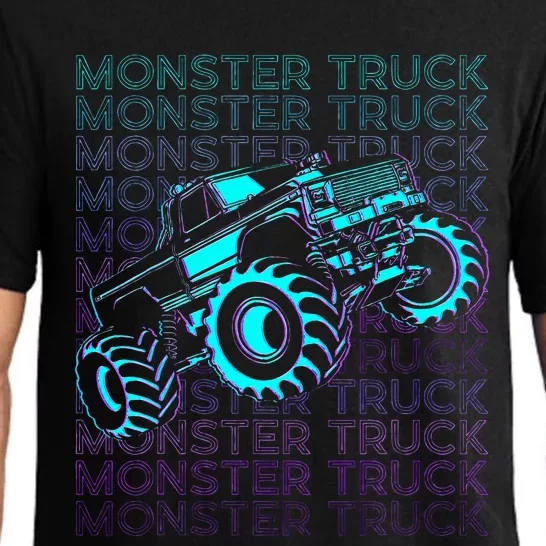 M.O.N.S.T.E.R Truck Retro Pajama Set