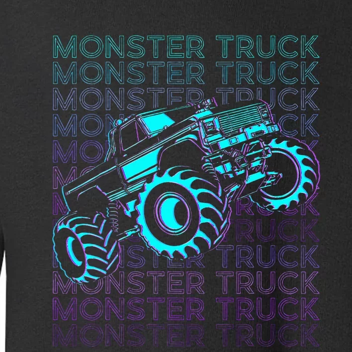 M.O.N.S.T.E.R Truck Retro Toddler Sweatshirt