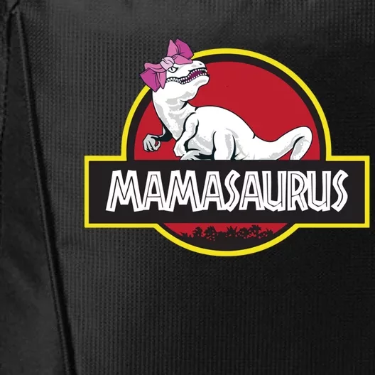 Mamasaurus T Rex Dinosaur Funny Mama Saurus Gift City Backpack