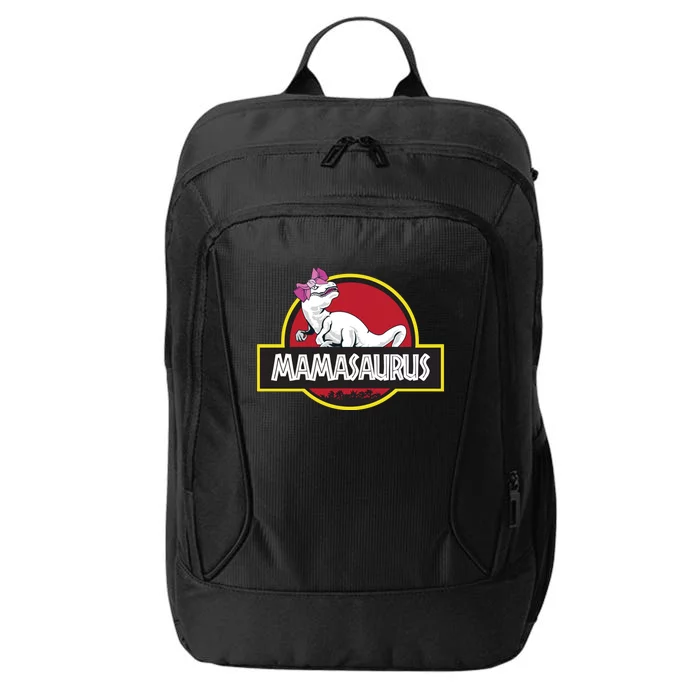 Mamasaurus T Rex Dinosaur Funny Mama Saurus Gift City Backpack