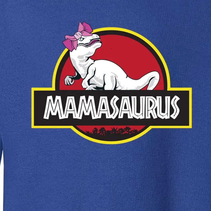 Mamasaurus T Rex Dinosaur Funny Mama Saurus Gift Toddler Sweatshirt