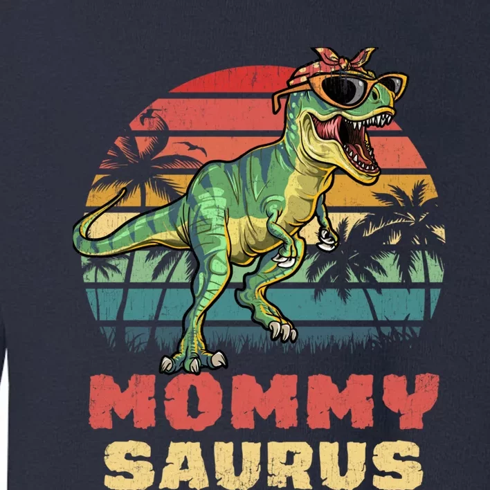 Mommysaurus T Rex Dinosaur Mamasaurus Wo Mommy Saurus Toddler Sweatshirt