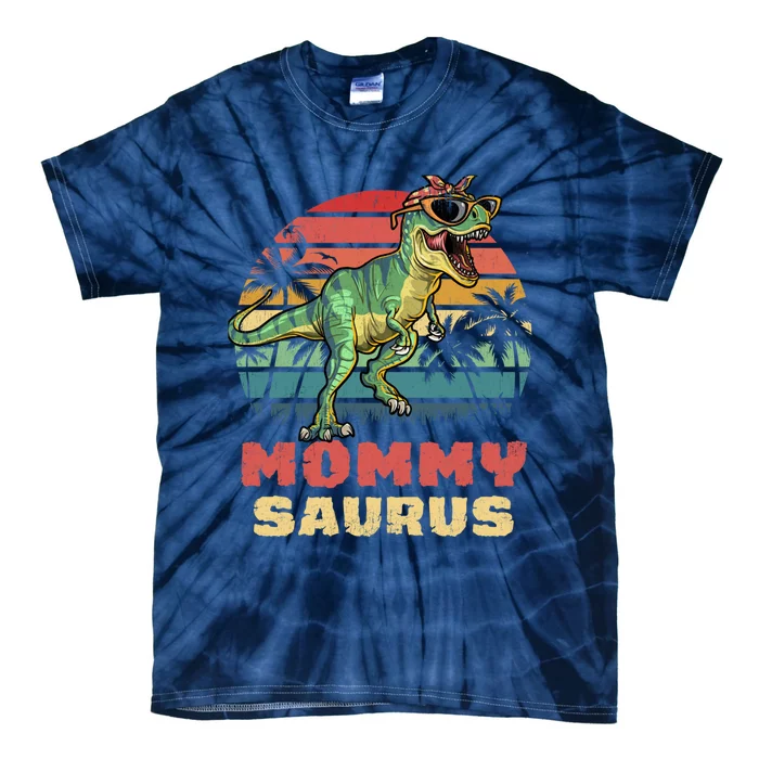 Mommysaurus T Rex Dinosaur Mamasaurus Wo Mommy Saurus Tie-Dye T-Shirt