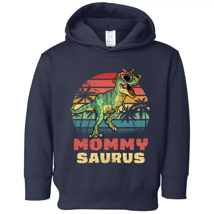 Mommysaurus T Rex Dinosaur Mamasaurus Wo Mommy Saurus Toddler Hoodie