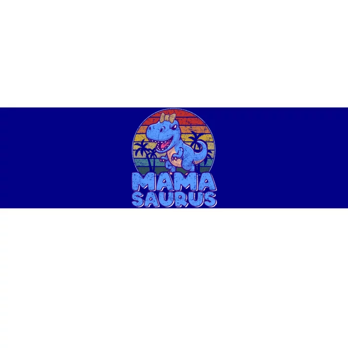 Mamasaurus T Rex Dinosaur Funny Mama Saurus MotherS Family Funny Gift Bumper Sticker