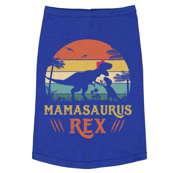 Mamasaurus T Rex Dinosaur Lover MotherS Day Gift Vintage Gift Doggie Tank