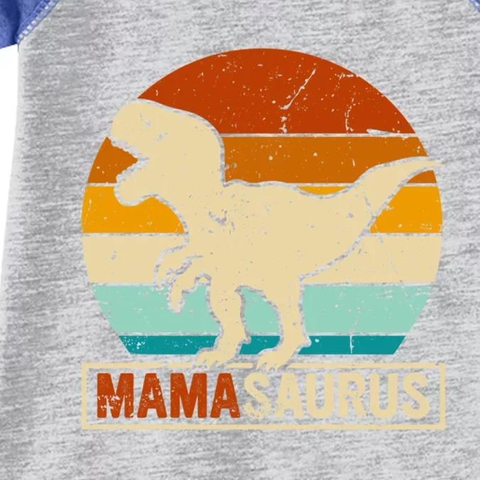 Mamasaurus T Rex Dinosaur Mama Saurus Family Matching Gift Infant Baby Jersey Bodysuit