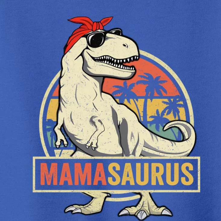 Mamasaurus T Rex Dinosaur Mama Saurus Family Matching Gift Toddler T-Shirt