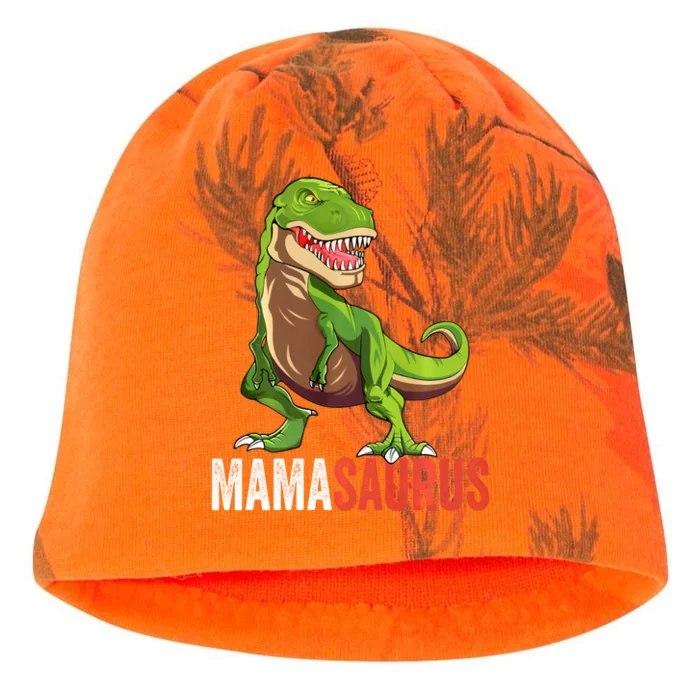 Mamasaurus T Rex Dinosaur Funny Mama Saurus Family Matching Long Sleeve Kati - Camo Knit Beanie