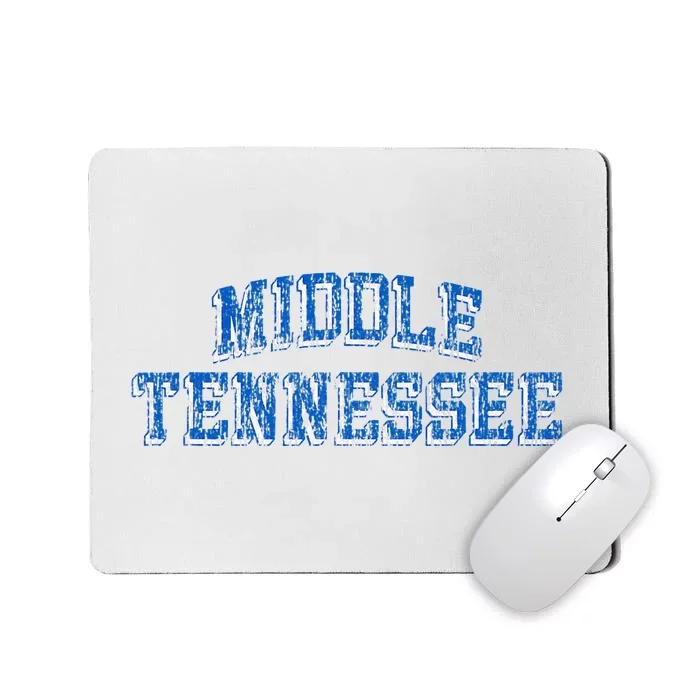 Middle Tennessee State Blue Raiders Retro Arch Logo Mousepad