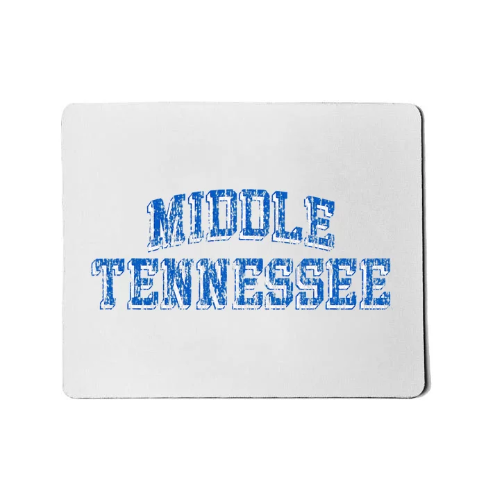 Middle Tennessee State Blue Raiders Retro Arch Logo Mousepad