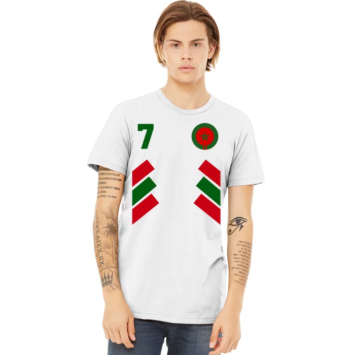 Morocco Team Sport Number 7 Premium T-Shirt