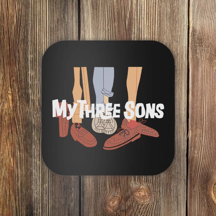 My Three Sons Shoes Retro Lover Gift Coaster