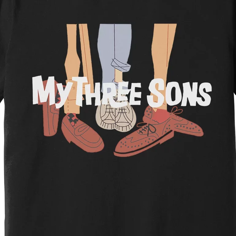 My Three Sons Shoes Retro Lover Gift Premium T-Shirt